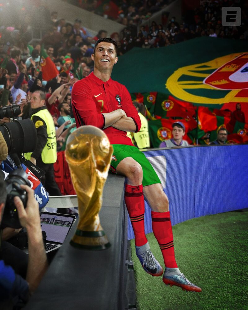 Cristiano Ronaldo is heading to his FIFTH World Cup